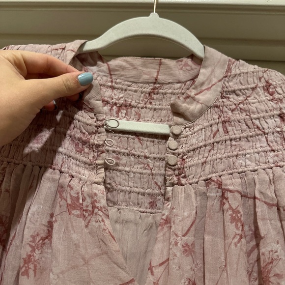 ALLSAINTS Isobella Freya Dress in Mink Pink - Picture 8 of 11